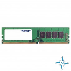 Модуль памяти DDR-4 noECC Unbuf DIMM, 4GB, Patriot, 2400 U, PSD44G240081