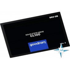 SSD 2.5" SATA III, 960GB, Goodram, SSDPR-CL100-960-G3