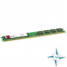 Модуль памяти DDR-2 noECC Unbuf DIMM, 1 GB, Kingston, 240 pin, CL3, KVR800D2N6/1G, DDR2-800, 1Rx8, 1.8V