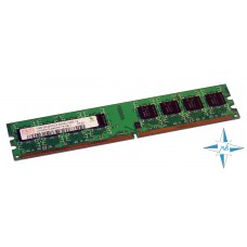 Модуль памяти DDR-2 noECC Unbuf DIMM, 1 GB, Hynix, 240 pin, CL5, HYMP512U64CP8-Y5/1G, DDR2-667, 2Rx8, 1.8V