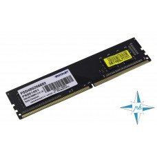 Модуль памяти DDR-4 noECC Unbuf DIMM, 8Gb, Patriot PSD48G266682/8G 2666MHz, PC4-21300 